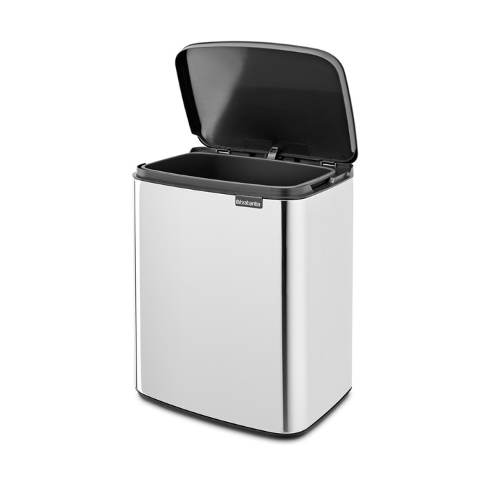 Кош за смет Brabantia Bo Small 12L, Brilliant Steel Кош за смет Brabantia Bo Small 12L, Brilliant Steel - Баня и почистване