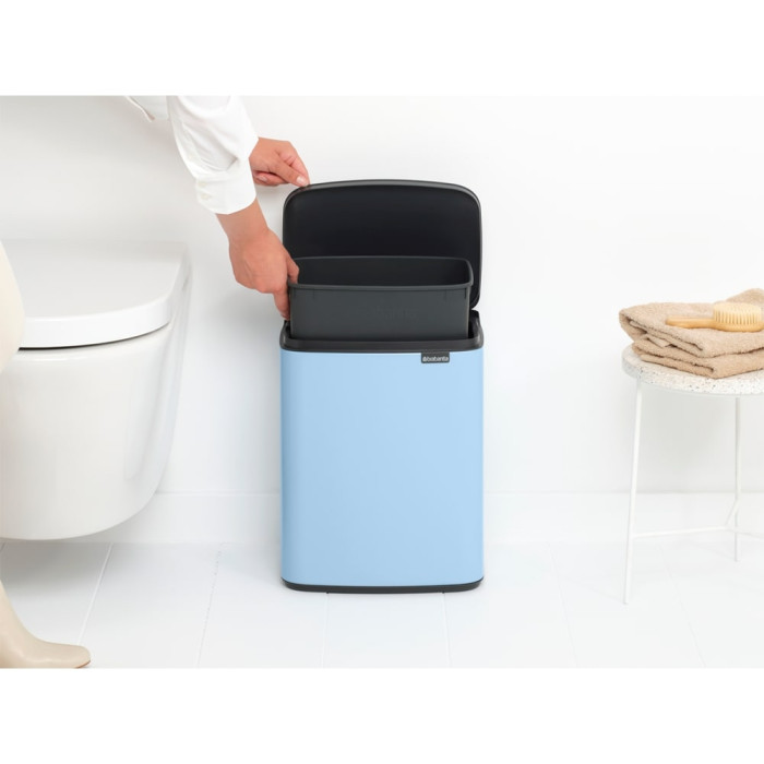 Кош за смет Brabantia Bo Small 12L, Dreamy Blue Кош за смет Brabantia Bo Small 12L, Dreamy Blue - Баня и почистване