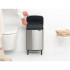 Кош за смет Brabantia Bo Small Hi 12L, Matt Steel Fingerprint Proof Кош за смет Brabantia Bo Small Hi 12L, Matt Steel Fingerprint Proof - Баня и почистване