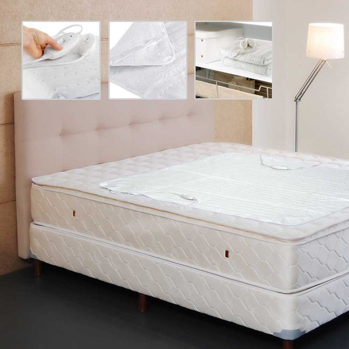 Затопляща постелка за легло Termomax TU1640D, 120W, 160х140, електрическа, полиестер Затопляща постелка за легло Termomax TU1640D, 120W, 160х140, електрическа, полиестер - Електроуреди