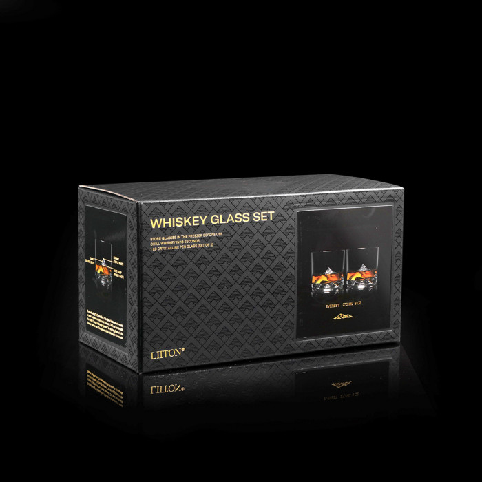 Комплект чаши за уиски LIITON Everest 270ml 2 броя Комплект чаши за уиски LIITON Everest 270ml 2 броя - Кухня
