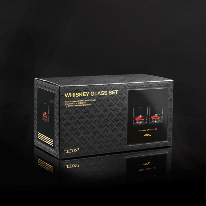 Комплект чаши за уиски LIITON Denali 230ml 2 броя Комплект чаши за уиски LIITON Denali 230ml 2 броя - Кухня