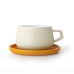 Чаша за чай с подложна чинийка VIVA Classic Cream 250ml,  порцелан