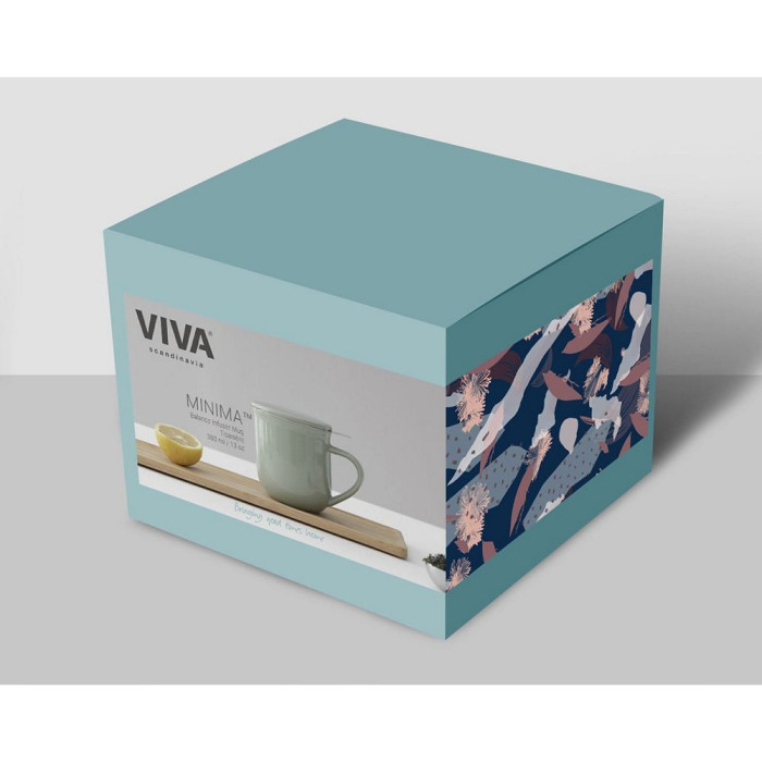 Чаша за чай с цедка VIVA Minima Cranberry 350ml Чаша за чай с цедка VIVA Minima Cranberry 350ml - Кухня