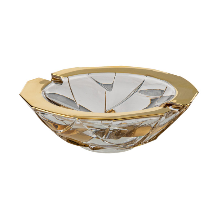Пепелник Bohemia 1845 Crack Gold Т2 Ø15.2cm Пепелник Bohemia 1845 Crack Gold Т2 Ø15.2cm - Кухня
