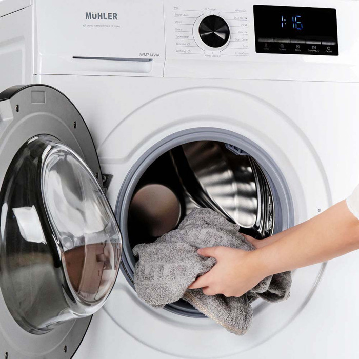 Пералня Muhler IWM814WA, клас А, Steam Wash, инверторна, 8kg, 1400rpm Пералня Muhler IWM814WA, клас А, Steam Wash, инверторна, 8kg, 1400rpm - Електроуреди