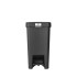 Кош за смет с педал Brabantia StepUp 16L, Dark Grey - Баня и почистване