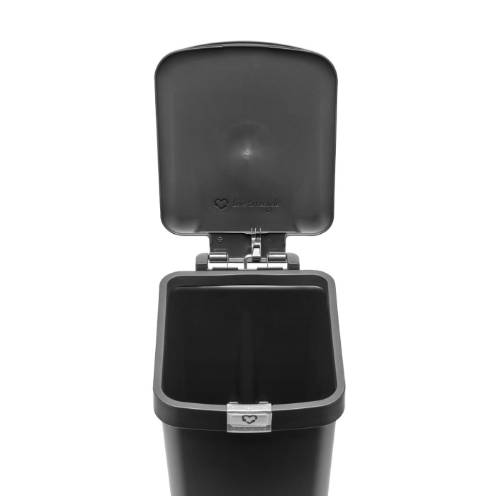 Кош за смет с педал Brabantia StepUp 16L, Dark Grey - Баня и почистване