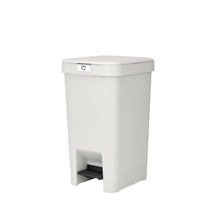 Кош за смет с педал Brabantia StepUp 16L, Light Grey Кош за смет с педал Brabantia StepUp 16L, Light Grey - Баня и почистване