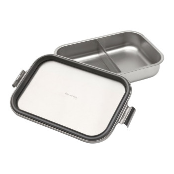 Кутия за обяд Brabantia Make&Take 2L, Matt Steel, с разделители