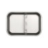 Кутия за обяд Brabantia Make&Take 2L, Matt Steel, с разделители Кутия за обяд Brabantia Make&Take 2L, Matt Steel, с разделители - Кухня