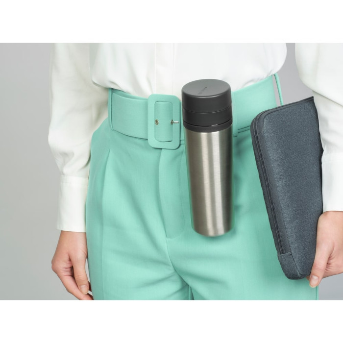 Термо бутилка Brabantia Make&Take 500ml Dark Grey Термо бутилка Brabantia Make&Take 500ml Dark Grey - Кухня