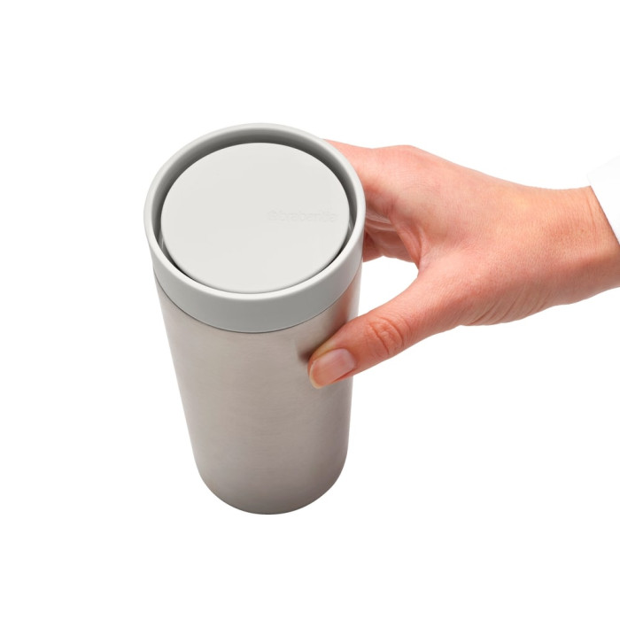 Термо чаша Brabantia Make&Take 360ml Light Grey Термо чаша Brabantia Make&Take 360ml Light Grey - Кухня