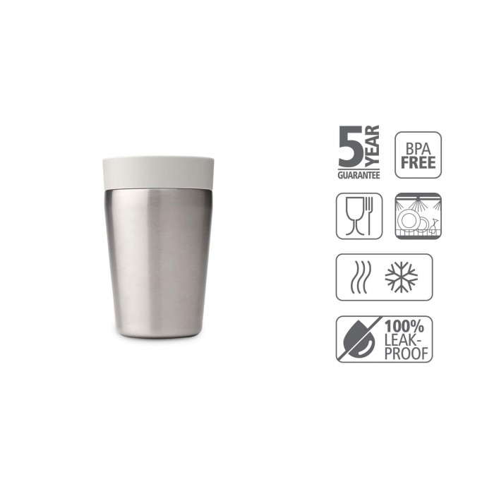 Термо чаша Brabantia Make&Take 200ml Light Grey Термо чаша Brabantia Make&Take 200ml Light Grey - Кухня