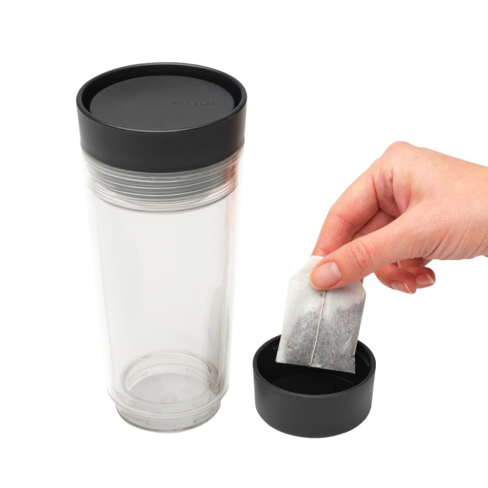 Термо чаша Brabantia Make&Take 360ml Dark Grey, To Go Термо чаша Brabantia Make&Take 360ml Dark Grey, To Go - Кухня