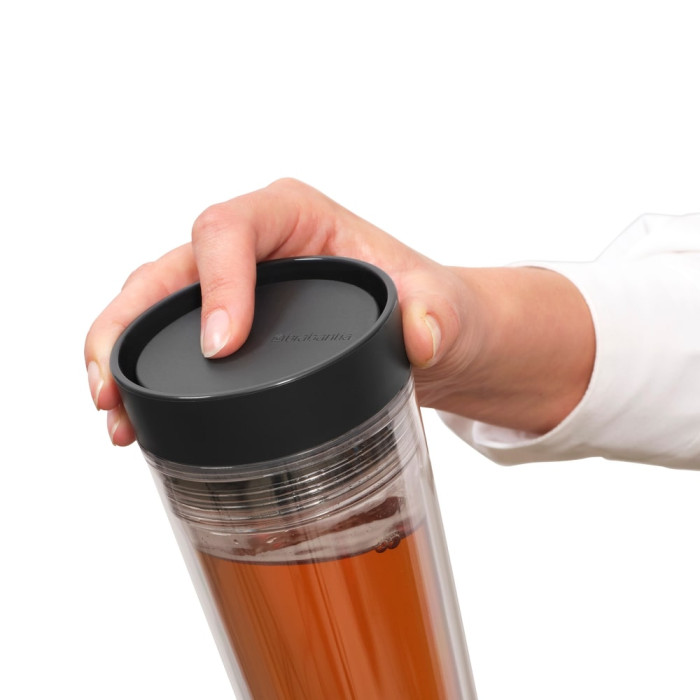 Термо чаша Brabantia Make&Take 360ml Dark Grey, To Go Термо чаша Brabantia Make&Take 360ml Dark Grey, To Go - Кухня
