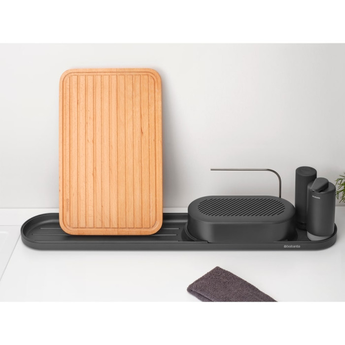 Комплект за мивка Brabantia SinkStyle Mineral Infinite Grey 4 части Комплект за мивка Brabantia SinkStyle Mineral Infinite Grey 4 части - Кухня