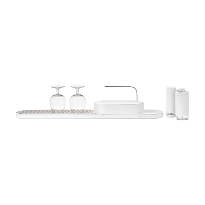 Комплект за мивка Brabantia SinkStyle Mineral Fresh White 4 части Комплект за мивка Brabantia SinkStyle Mineral Fresh White 4 части - Кухня