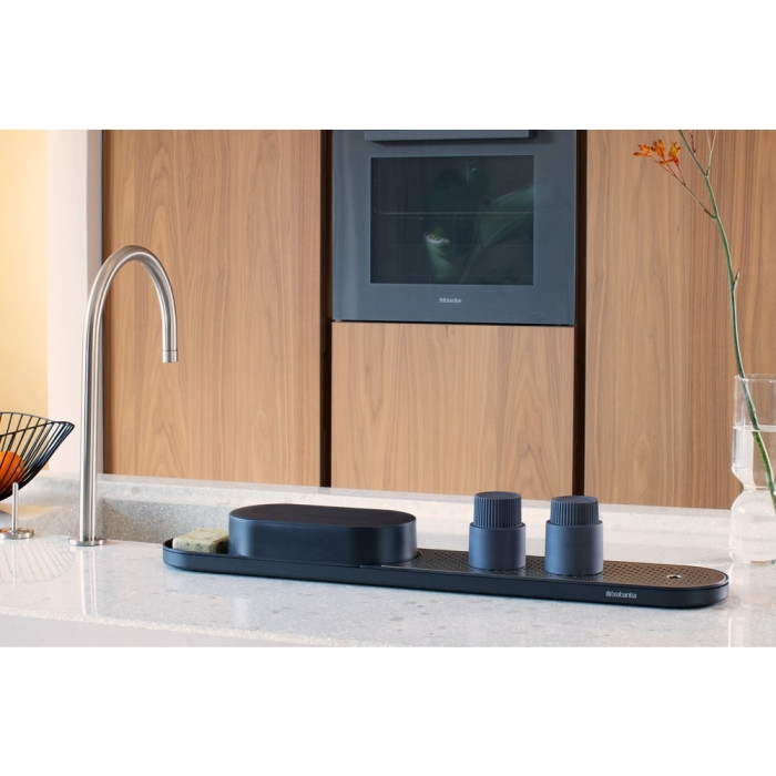 Комплект за мивка Brabantia SinkStyle Mineral Infinite Grey 2 части Комплект за мивка Brabantia SinkStyle Mineral Infinite Grey 2 части - Кухня