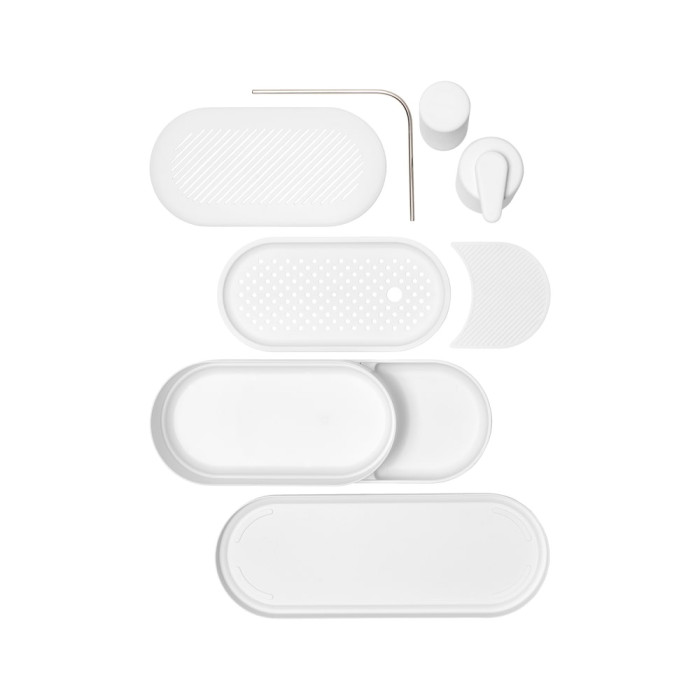 Комплект за мивка Brabantia SinkStyle Mineral Fresh White 3 части Комплект за мивка Brabantia SinkStyle Mineral Fresh White 3 части - Кухня