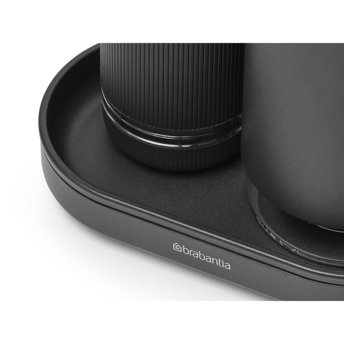 Комплект дозатори за сапун Brabantia SinkStyle Mineral Infinite Grey, 2x200ml Комплект дозатори за сапун Brabantia SinkStyle Mineral Infinite Grey, 2x200ml - Кухня