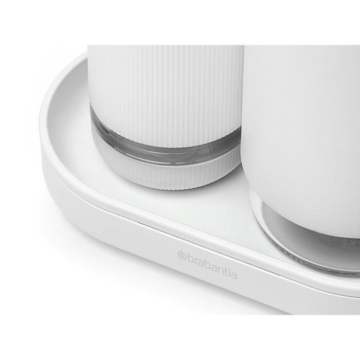 Комплект дозатори за сапун Brabantia SinkStyle Mineral Fresh White, 2x200ml Комплект дозатори за сапун Brabantia SinkStyle Mineral Fresh White, 2x200ml - Кухня
