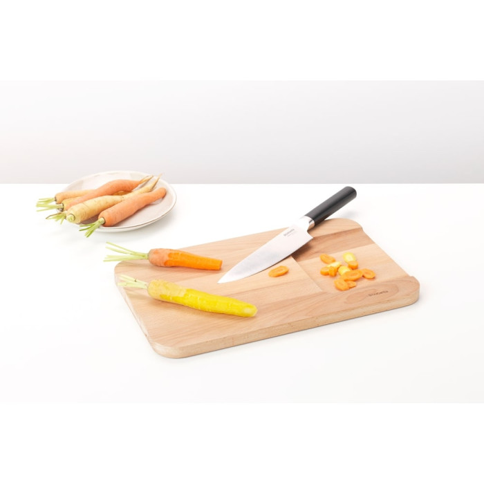 Дъска за рязане Brabantia Profile Wooden 40x25cm, за зеленчуци Дъска за рязане Brabantia Profile Wooden 40x25cm, за зеленчуци - Кухня