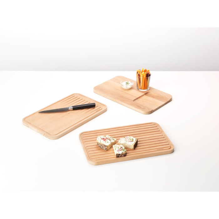 Комплект дъски за рязане Brabantia Profile Wooden 40x25cm 3 броя Комплект дъски за рязане Brabantia Profile Wooden 40x25cm 3 броя - Кухня