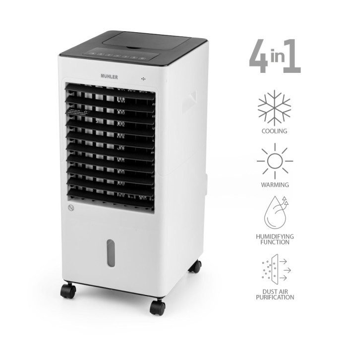 Мобилен охладител и отоплител Muhler MC-6066H, 2000W, LED Мобилен охладител и отоплител Muhler MC-6066H, 2000W, LED - Електроуреди