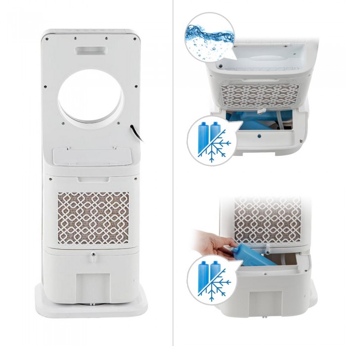 Мобилен охладител Muhler MC-4000, 65W, безвитлов, LED, 4 л, таймер Мобилен охладител Muhler MC-4000, 65W, безвитлов, LED, 4 л, таймер - Електроуреди