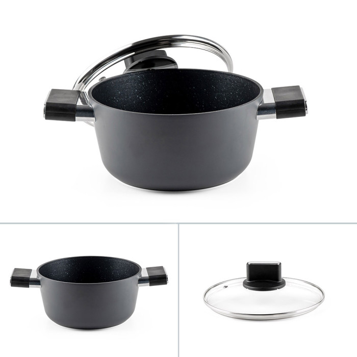 Тенджера Luigi Ferrero Regina FR-2040 20x10cm, 2.5L Тенджера Luigi Ferrero Regina FR-2040 20x10cm, 2.5L - Кухня