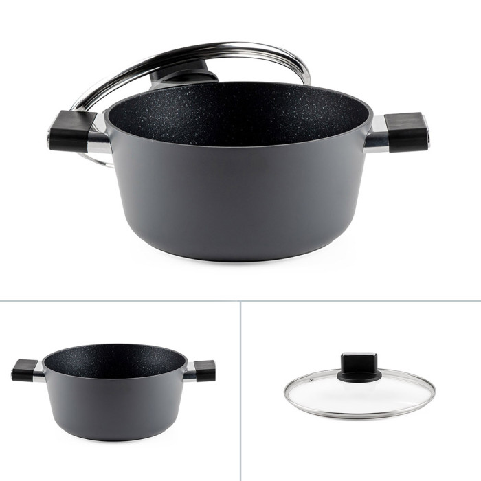 Тенджера Luigi Ferrero Regina FR-2440 24x11.5cm, 4.3L Тенджера Luigi Ferrero Regina FR-2440 24x11.5cm, 4.3L - Кухня