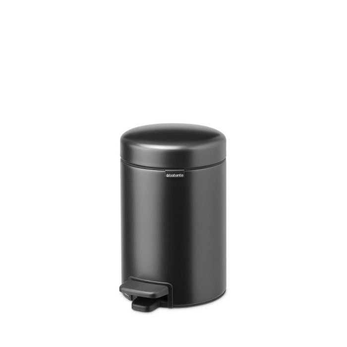Кош за смет с педал Brabantia NewIcon 3L, Confident Grey - Баня и почистване