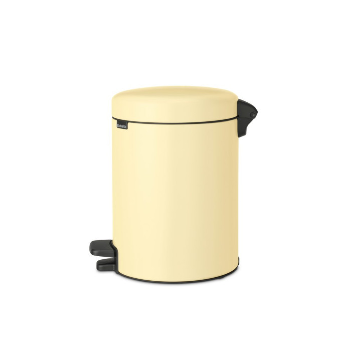 Кош за смет с педал Brabantia NewIcon 5L, Mellow Yellow - Баня и почистване