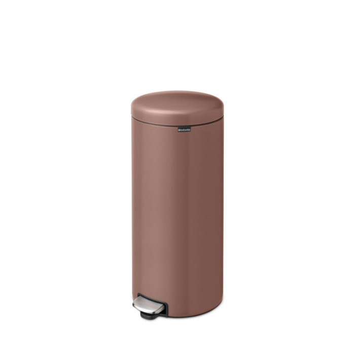 Кош за смет с педал Brabantia NewIcon 30L, Satin Taupe - Баня и почистване