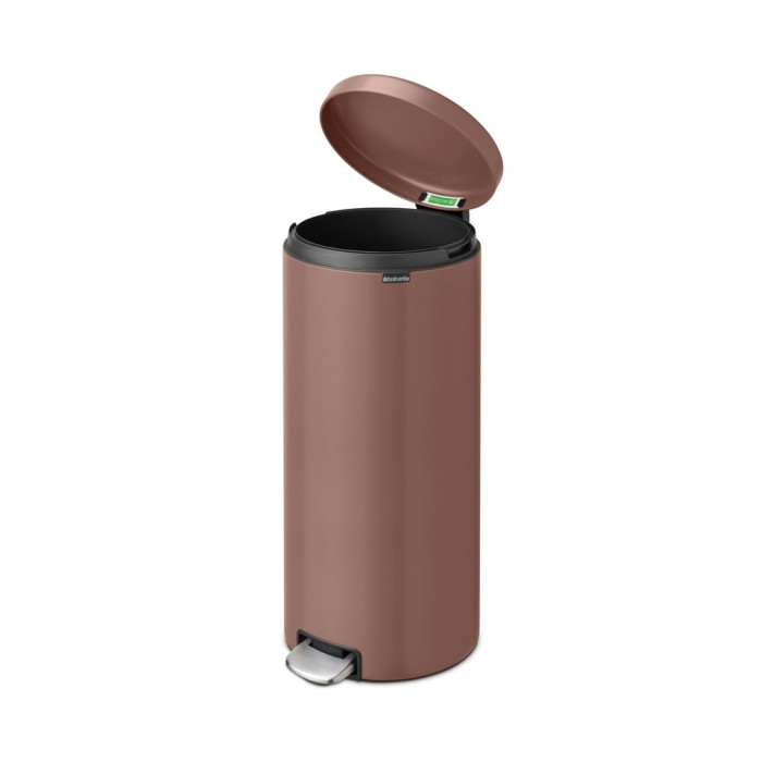 Кош за смет с педал Brabantia NewIcon 30L, Satin Taupe - Баня и почистване