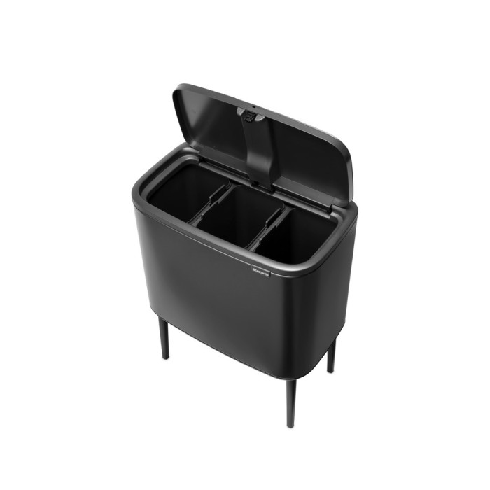 Кош за смет Brabantia Bo Touch 3x11L, Confident Grey - Баня и почистване