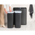 Кош за смет Brabantia Bo Touch 2x30L, Confident Grey - Баня и почистване