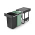 Кош за смет за разделно събиране Brabantia Sort&Go 2x15L, Dark Grey & Jade Green Кош за смет за разделно събиране Brabantia Sort&Go 2x15L, Dark Grey & Jade Green - Баня и почистване