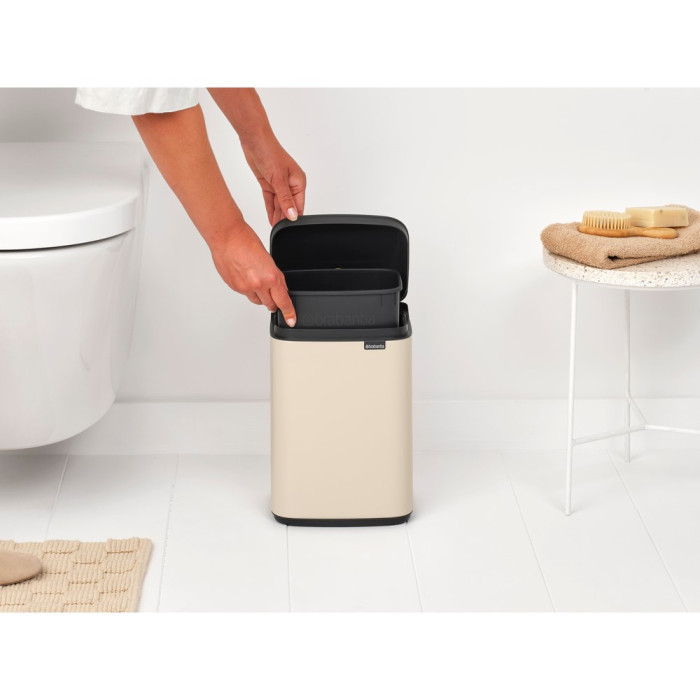 Кош за смет Brabantia Bo Small 4L, Soft Beige - Баня и почистване
