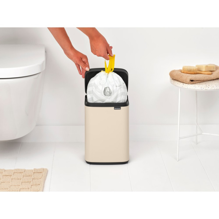 Кош за смет Brabantia Bo Small 4L, Soft Beige - Баня и почистване