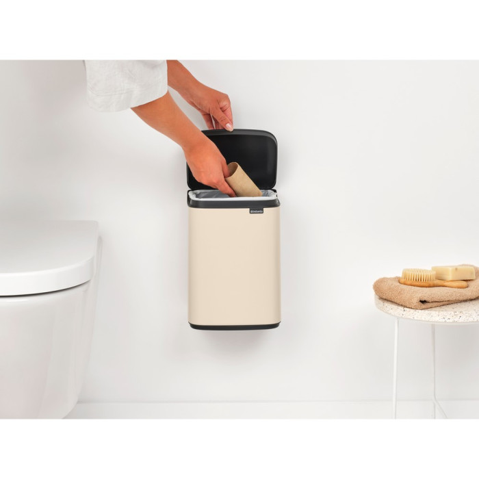 Кош за смет Brabantia Bo Small 4L, Soft Beige - Баня и почистване