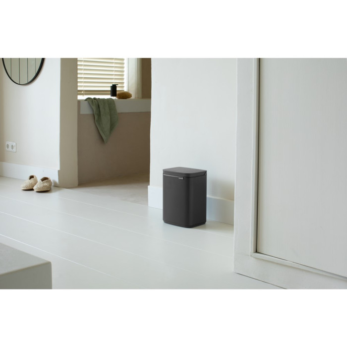 Кош за смет Brabantia Bo Small 4L, Mineral Infinite Grey - Баня и почистване