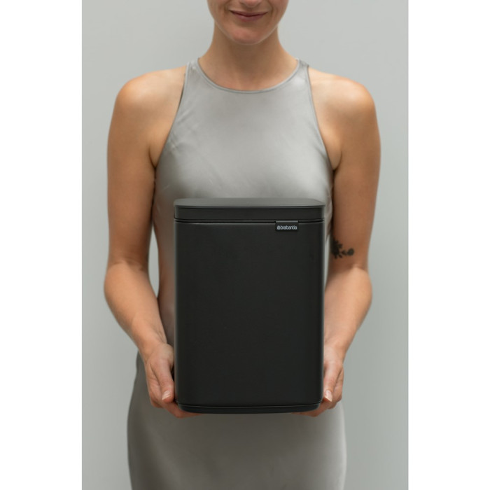 Кош за смет Brabantia Bo Small 4L, Mineral Infinite Grey - Баня и почистване