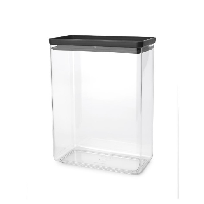 Кутия за съхранение на продукти Brabantia Tasty+ Stackable 5.4L, Dark Grey Кутия за съхранение на продукти Brabantia Tasty+ Stackable 5.4L, Dark Grey - Кухня