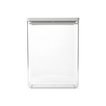 Кутия за съхранение на продукти Brabantia Tasty+ Stackable 5.4L, Light Grey