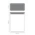Кутия за съхранение на продукти Brabantia Tasty+ Stackable 5.4L, Light Grey - Кухня