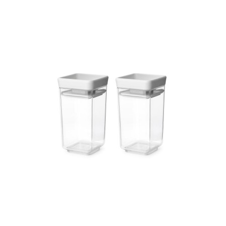 Бурканчета за съхранение на подправки комплект Brabantia Tasty+ Stackable 2x0.15L Light Grey