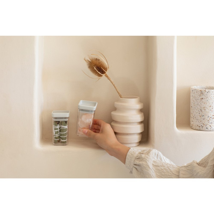 Бурканчета за съхранение на подправки комплект Brabantia Tasty+ Stackable 2x0.15L Light Grey - Кухня