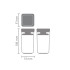 Бурканчета за съхранение на подправки комплект Brabantia Tasty+ Stackable 2x0.15L Light Grey - Кухня